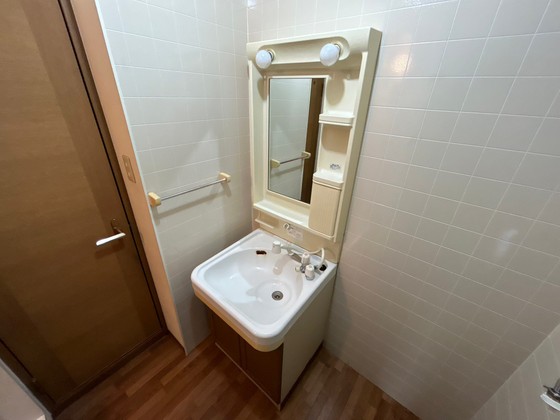 洗面設備　※他の号室の写真になります。