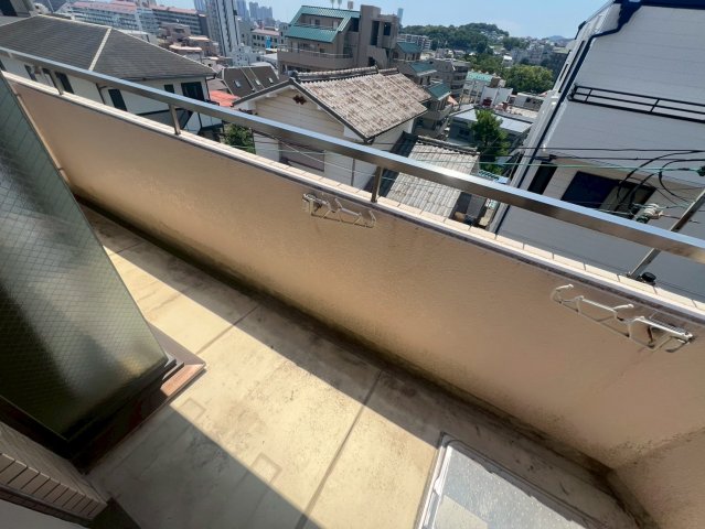 バルコニー　広々としたバルコニーです