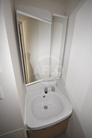 洗面設備　プレサンス京町堀　独立洗面台