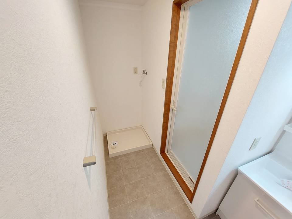 洗面設備　洗濯機置場