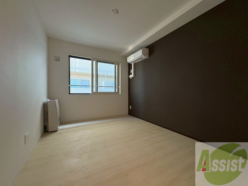 その他部屋・スペース　アクセントクロスがおしゃれな寝室になっていました！