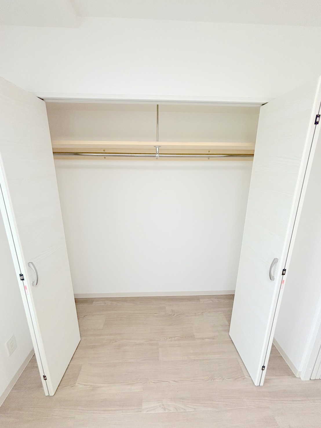 収納　収納量抜群のクローゼットです♪