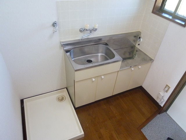 洗面設備　室内洗濯機置き場