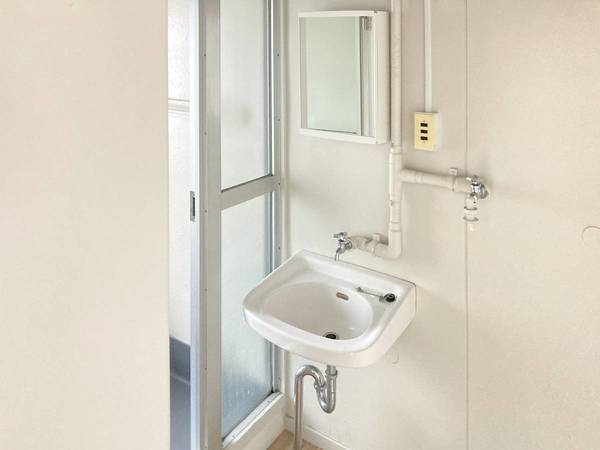 洗面設備　ビレッジハウスの同一物件・同一タイプの間取りの写真です