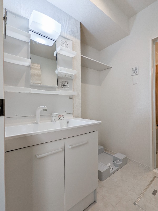 洗面設備　図面と現状に相違がある場合には現状を優先