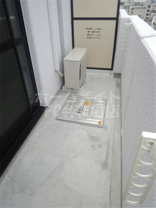 バルコニー　落ち着いた時間を過ごせるバルコニーです