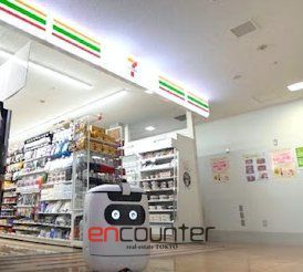 コンビニ　セブンイレブン東京ポートシティ竹芝店（コンビニ）まで100m