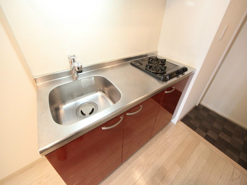 キッチン　システムキッチン　2口ガスコンロ