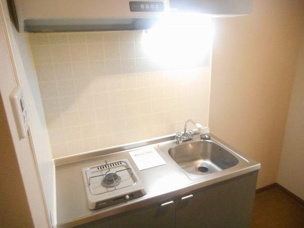 キッチン　１口ガスコンロ！