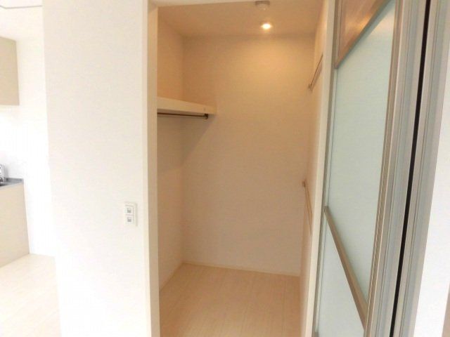 収納　ウォークインクローゼットです。