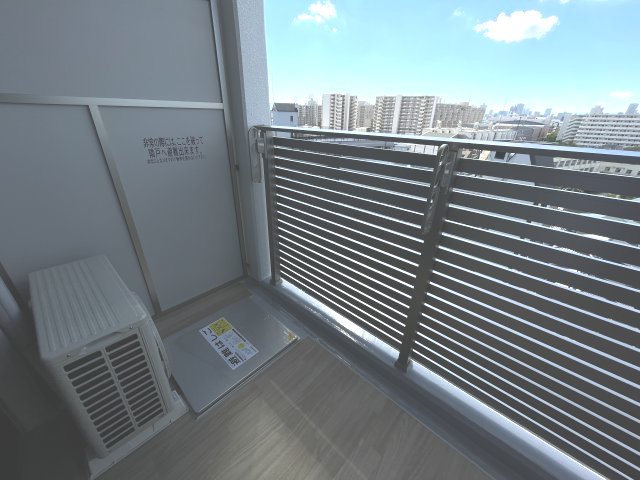 バルコニー　広々としたバルコニーです
