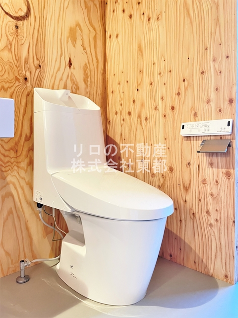 トイレ　洗浄便座付です！