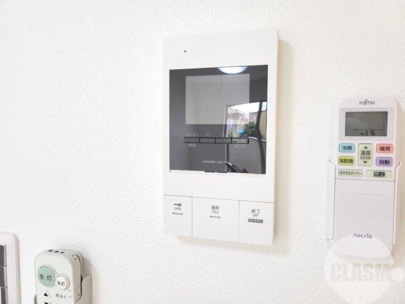 セキュリティ　来訪者が確認できるモニターホン♪