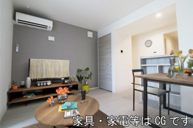 居室・リビング　家具？家電はＣＧです