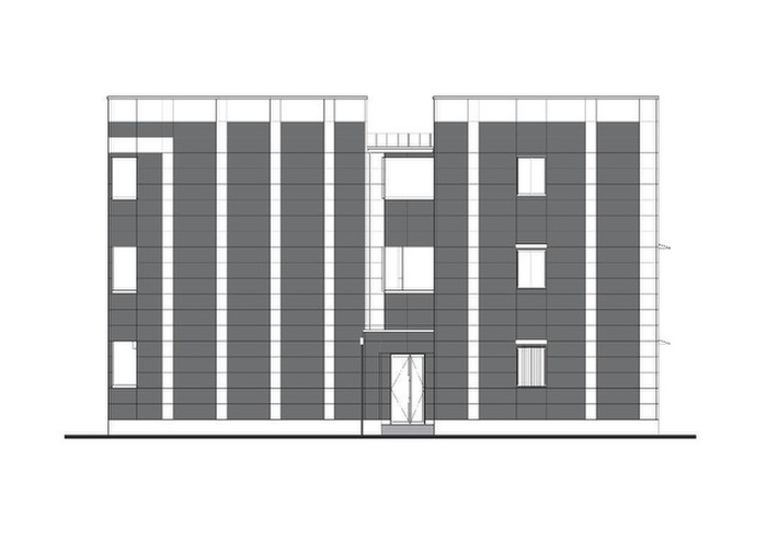 建物外観　建築中