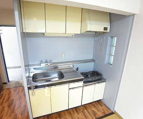 キッチン　広めのキッチンでお料理ラクラク