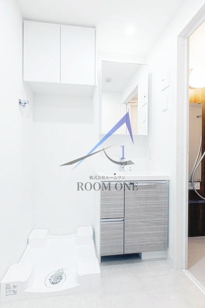 洗面設備　洗面台です。