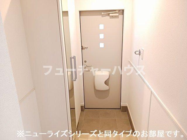 玄関　落ち着いた玄関です