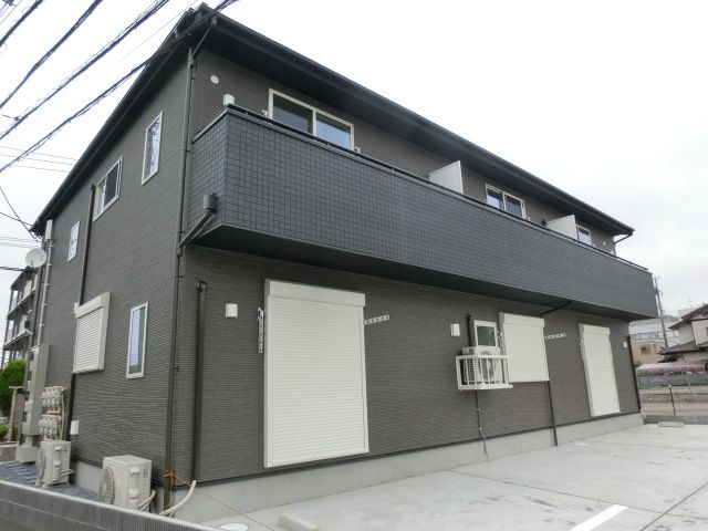 建物外観　2022年9月完成、経済的な都市ガス仕様です