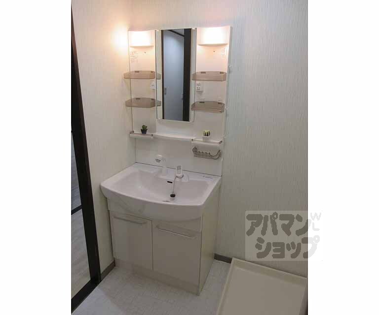 洗面設備　機能性・の洗面台です。