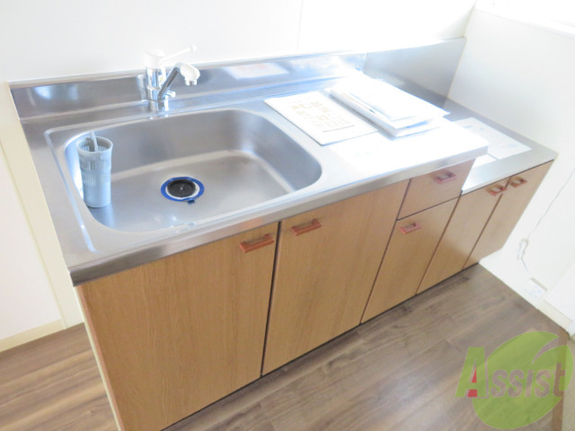 キッチン　こちらがキッチンです。料理作るのが楽しみです。