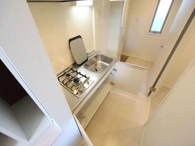 キッチン　システムキッチン（ガス2口コンロ付）