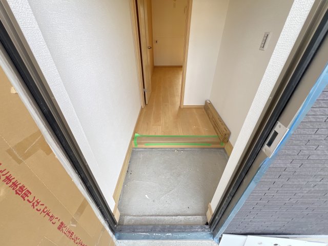 玄関　※建築中です