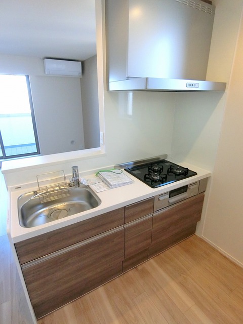 キッチン　★ガス３口グリル付きシステムキッチン★