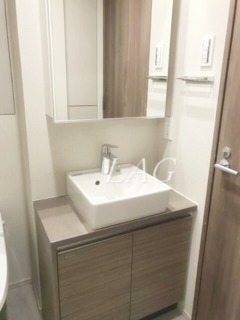 洗面設備　洗面台です。