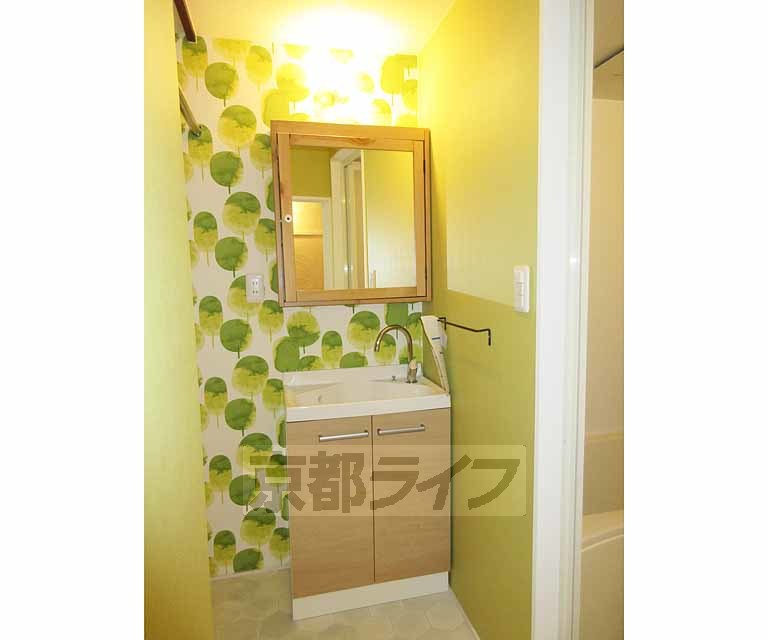 洗面設備　可愛い洗面所・