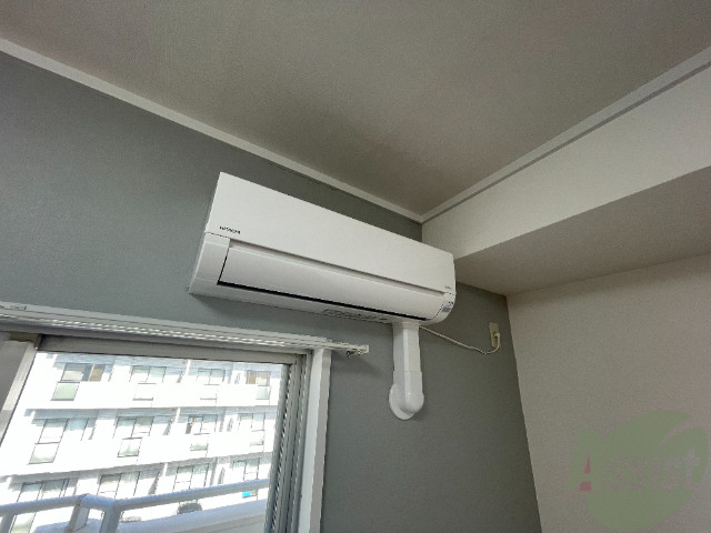 その他設備　エアコンが設置してありますので、寒暖対策もばっちり。