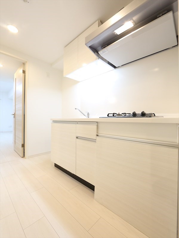 キッチン　システムキッチン（ガス2口コンロ付）