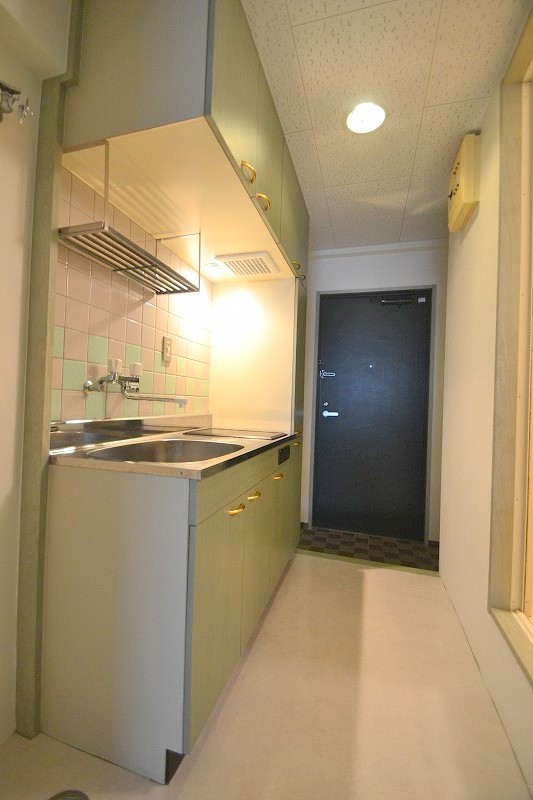 キッチン　2口コンロ付キッチン