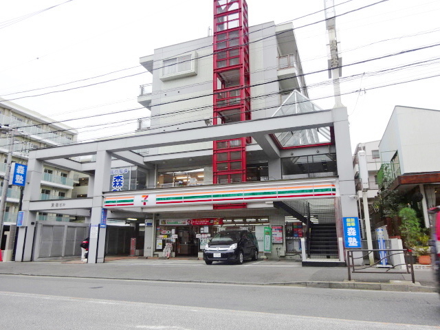 コンビニ　セブンイレブン川崎宮崎２丁目店（コンビニ）まで400m