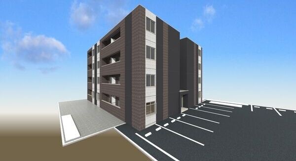 駐車場　完成予想図