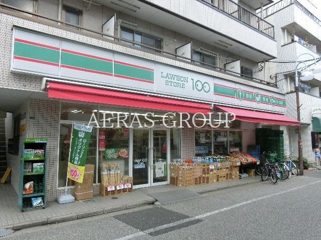 コンビニ　ローソンストア100南小岩店（コンビニ）まで424m