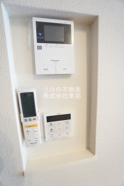 セキュリティ　ＴＶモニター付インターホンがあるので訪問者が一目でわかります