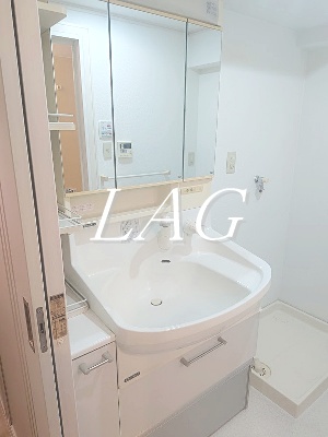 洗面設備　洗面台です。