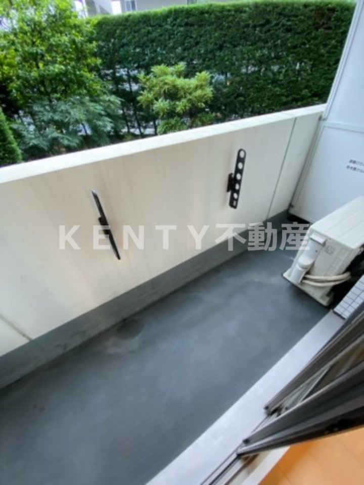 バルコニー　落ち着いた時間を過ごせるバルコニーです