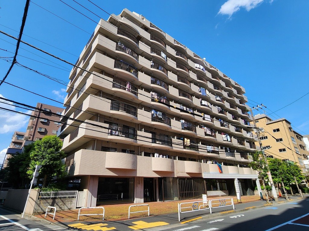 建物外観　ペルシェール西葛西　ＮＴＴ・ＮＵＲＯ光　管理体制良好