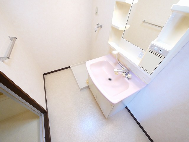 洗面設備　広い洗面スペース