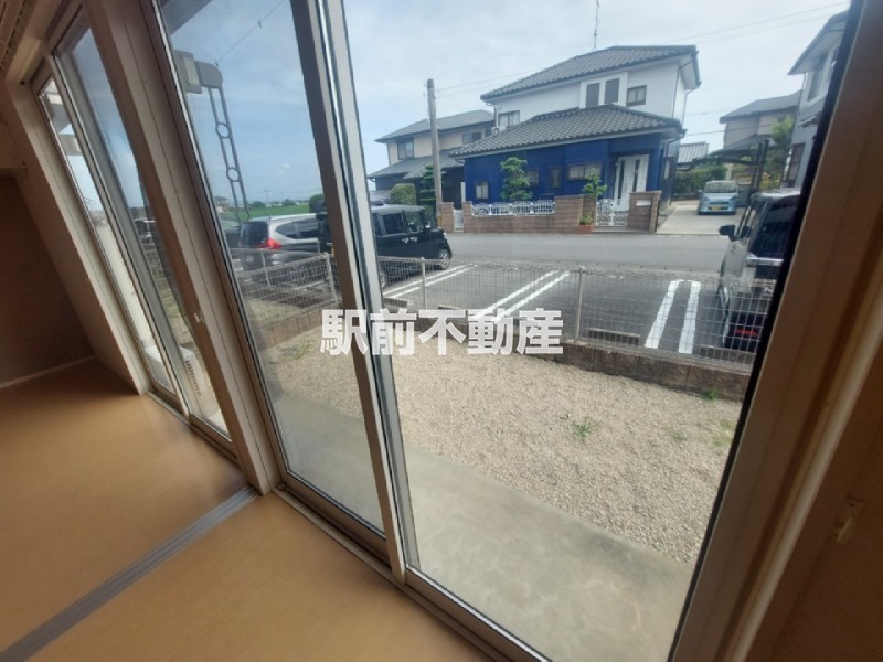 バルコニー　お手入れ楽ちんの専用庭