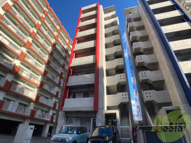 建物外観　札幌市中央区南１３条西「アクアリオ冴」