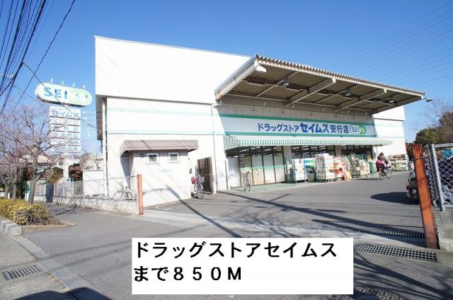 ドラックストア　ドラッグストアセイムス安行北谷（ドラッグストア）まで850m