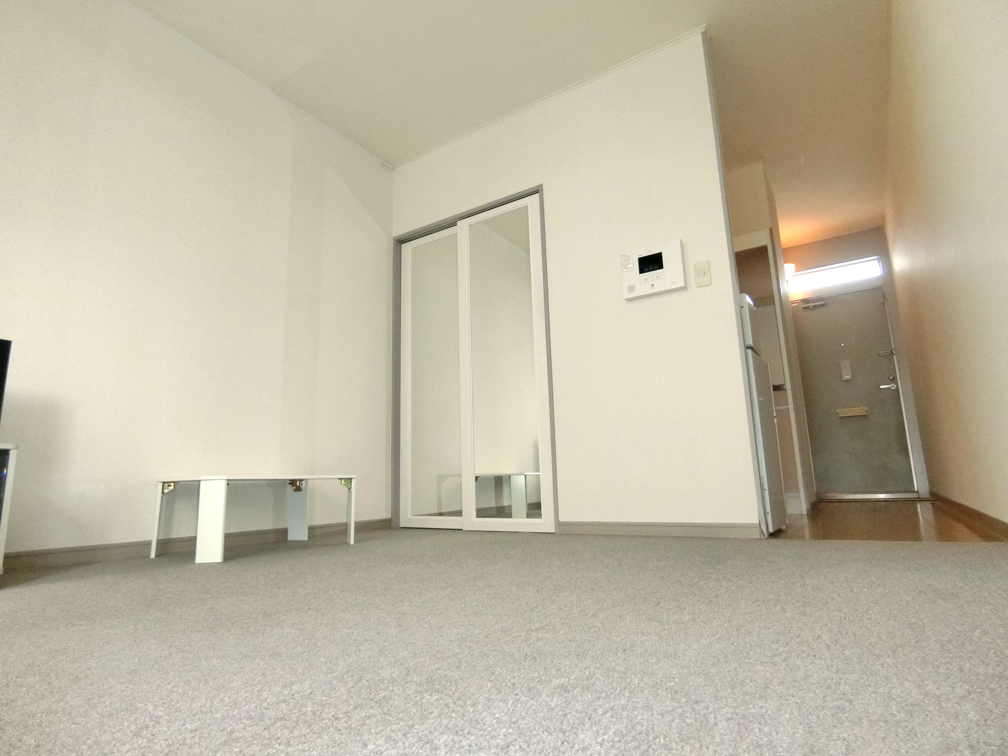 居室・リビング　ミラー付クローゼット・ローテーブル・照明を完備です☆