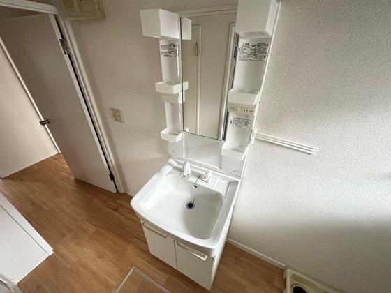 洗面設備　※別号室の写真です。