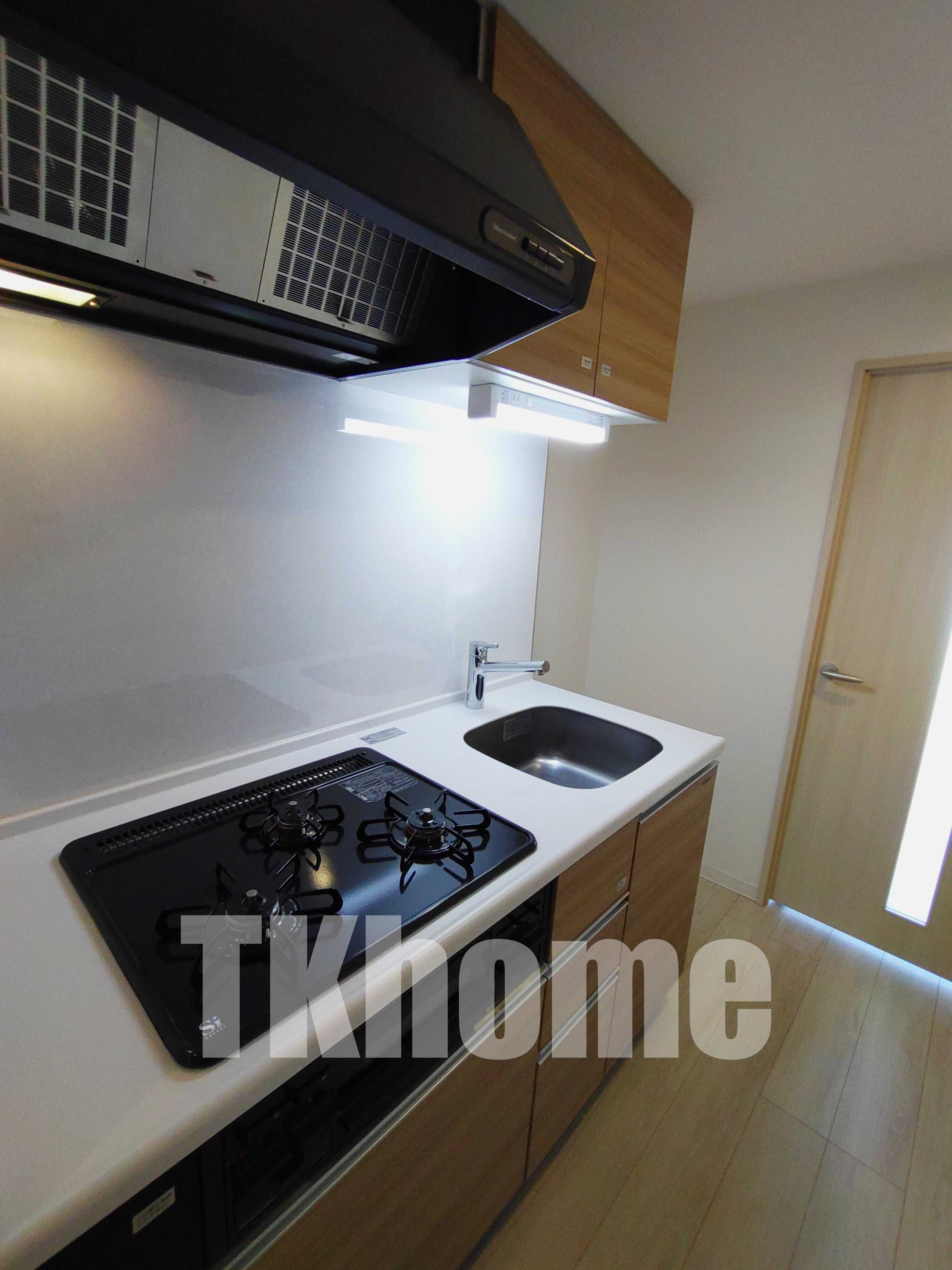 キッチン　2口ガスシステムキッチン