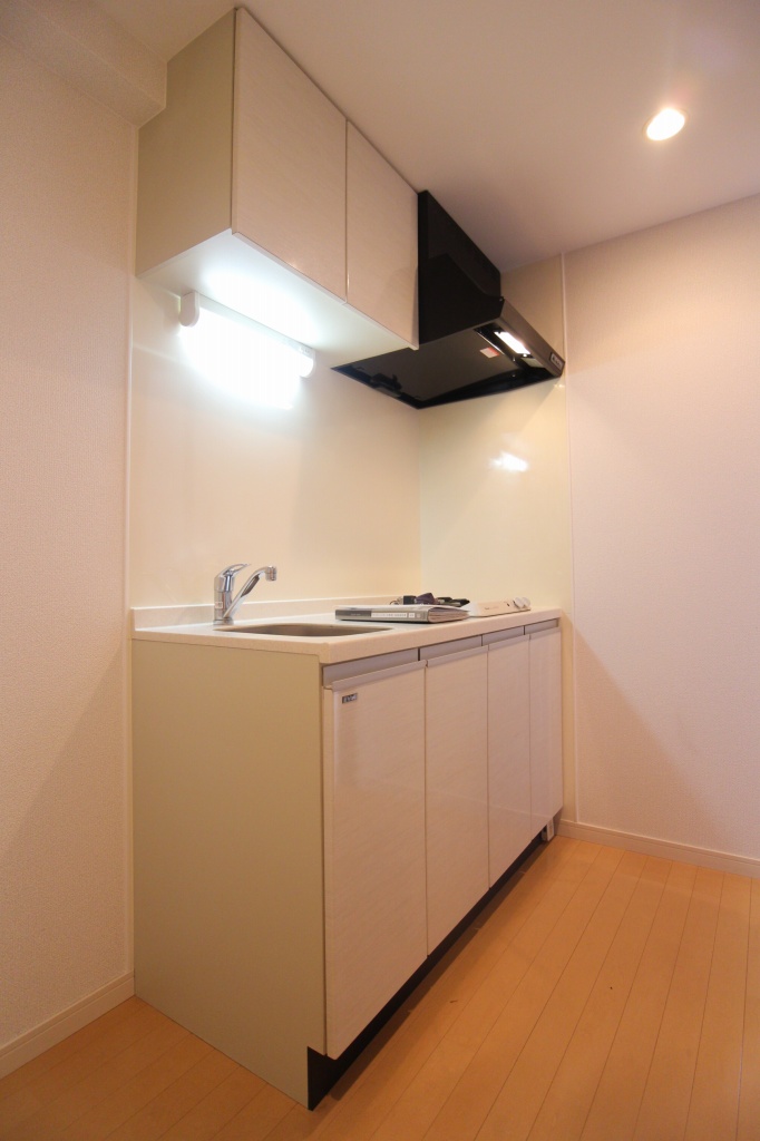 キッチン　キッチン　２口ガスコンロ付システムキッチンタイプ。　※別号室