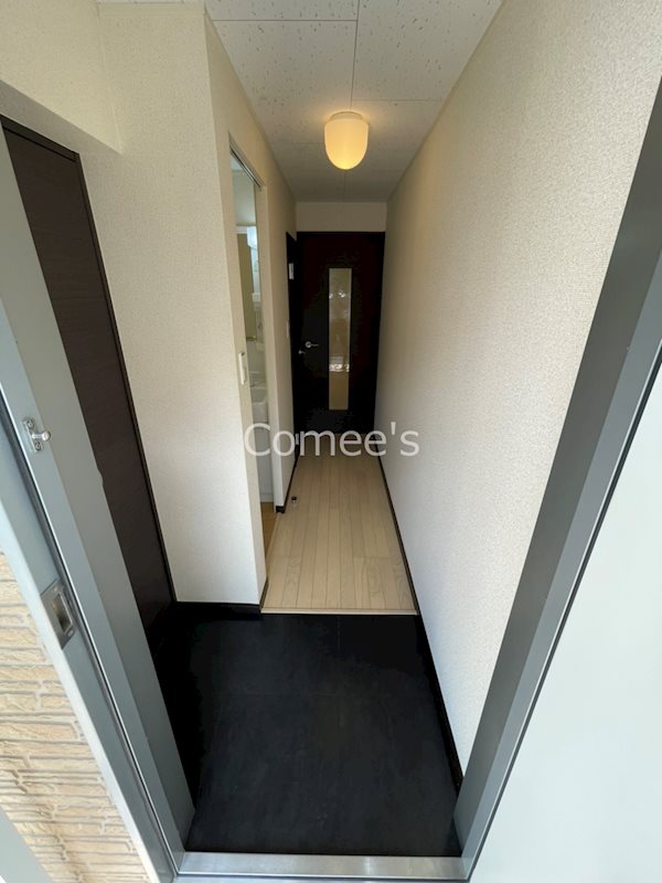 玄関　シューズボックスが設置済み