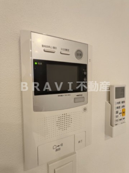 セキュリティ　【BPRレジデンス大阪本町Q】モニター付きインターホン